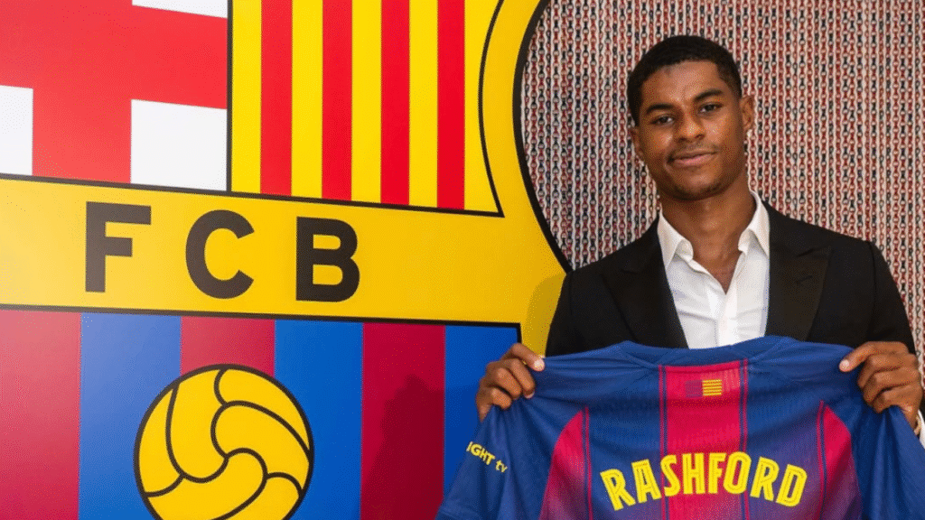 Barcelona acerta com Marcus Rashford por empréstimo e reforça ataque de Hansi Flick